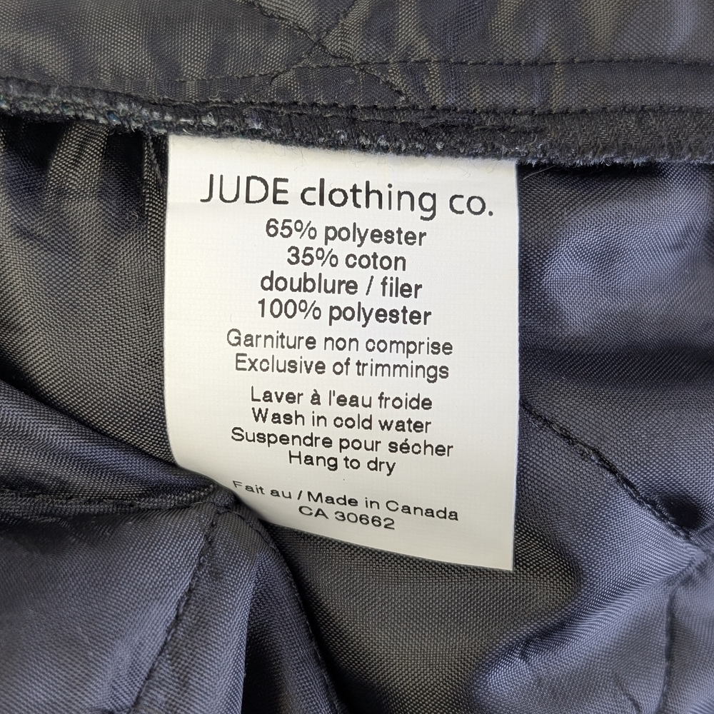 Bodybag By Jude Cropped Quilted Tartan Jacket | Made In Canada | Size XS/S - Picture 9 of 9